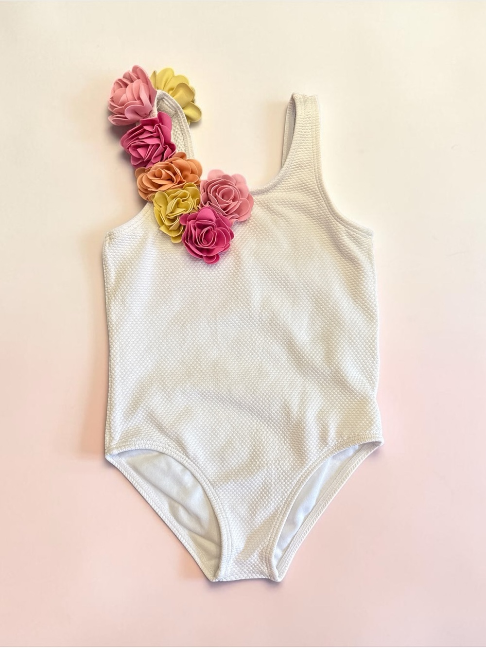 Janie and Jack X Serena Williams Rosette One Piece Swimsuit sz 4T